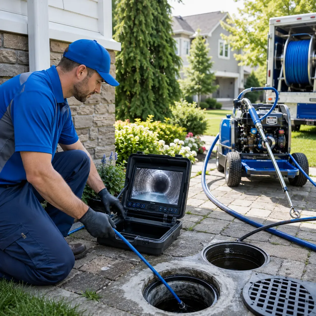 Outdoor drain cleaning professionals serving Louisville, AL
